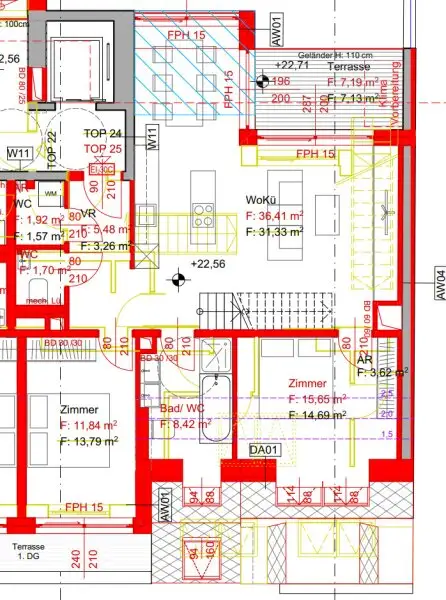 ++NEU++ Außergewöhnliche 3-Zimmer Neubauwohnung mit fantastischer Dachterrasse