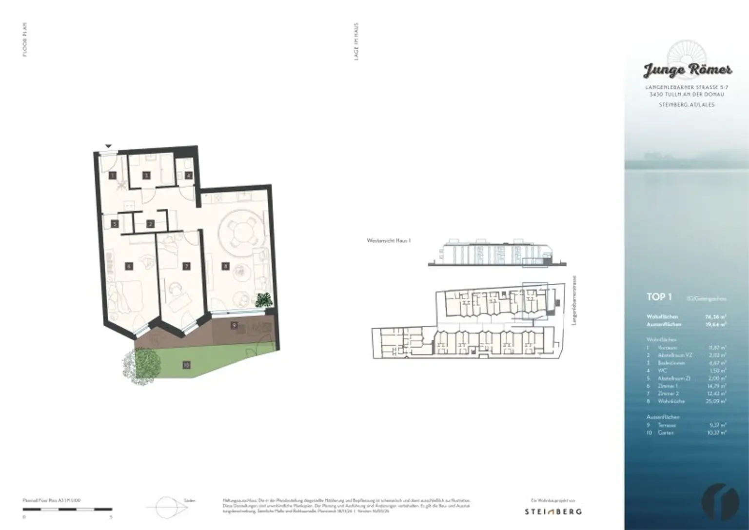 3 Zimmer Gartenwohnung in zentraler Lage