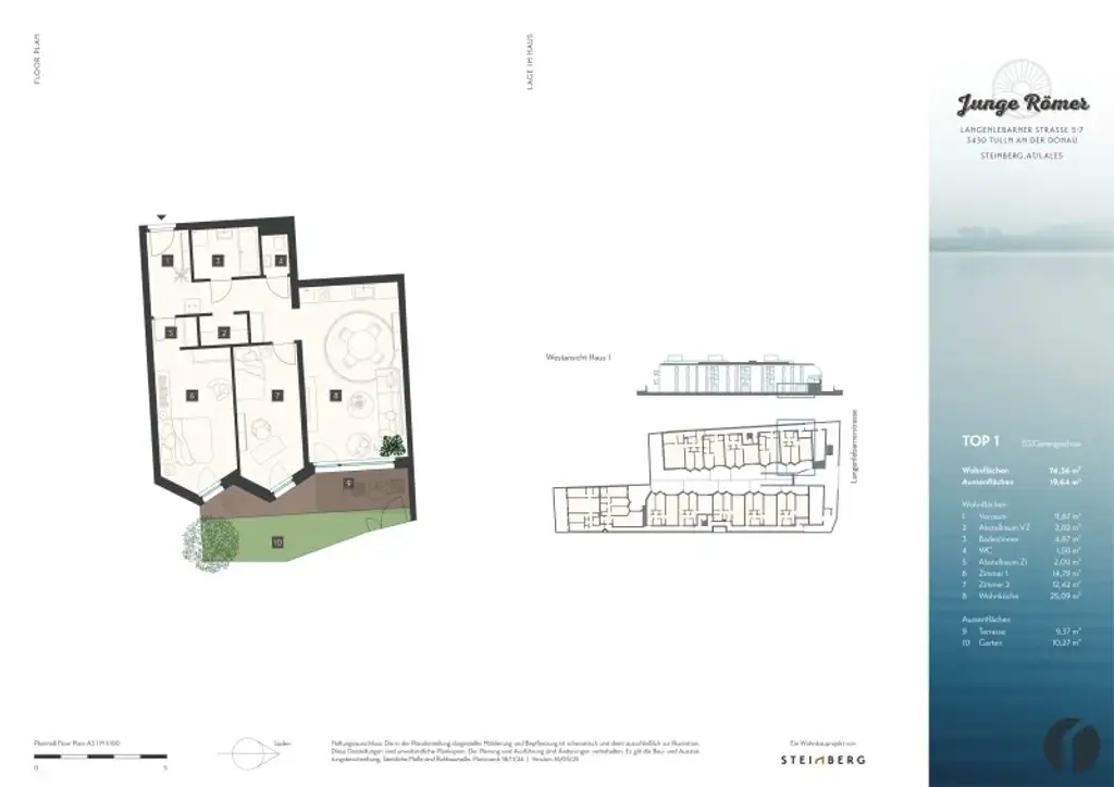 3 Zimmer Gartenwohnung in zentraler Lage