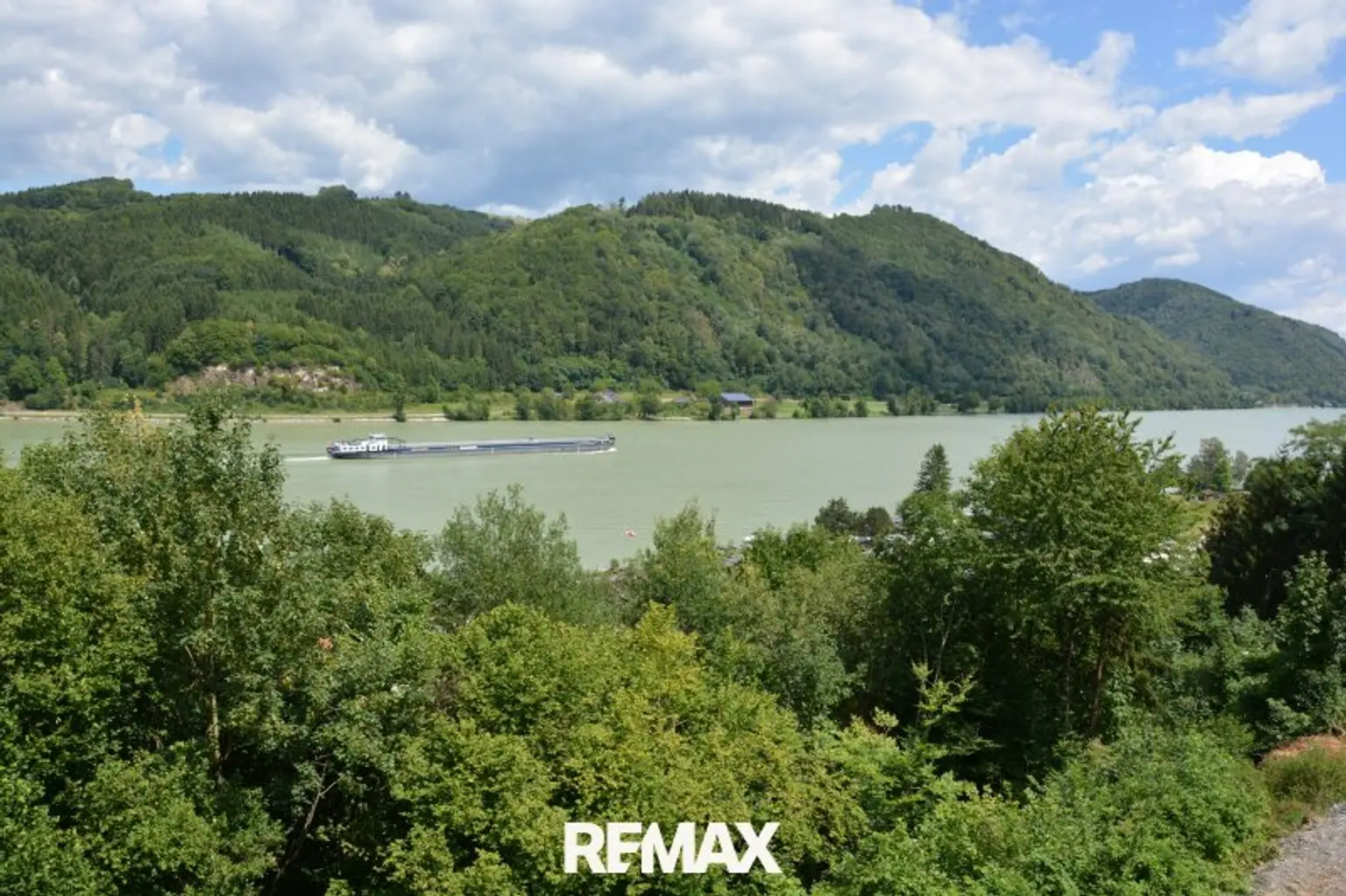 Blick vom Balkon