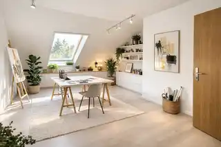 DG Atelierzimmer Möblierungsvorschlag