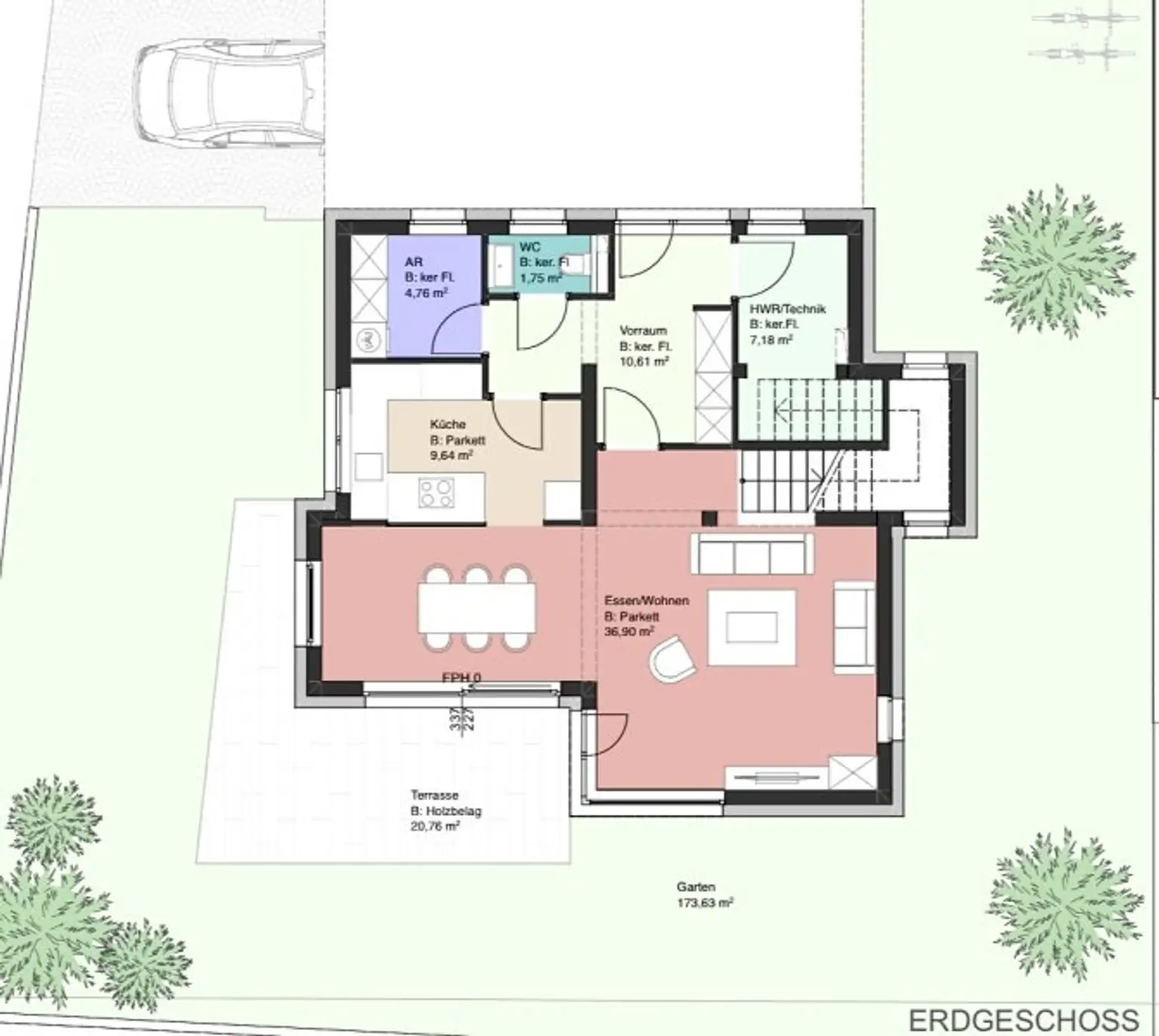 Familienglück am Hausberg – modernes Einfamilienhaus mit Garten