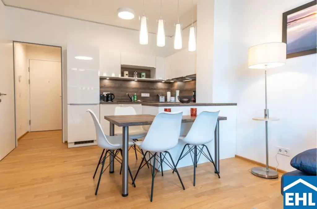 Vollmöblierte 2 Zimmerwohnung mit herrlichem Ausblick über Wien!