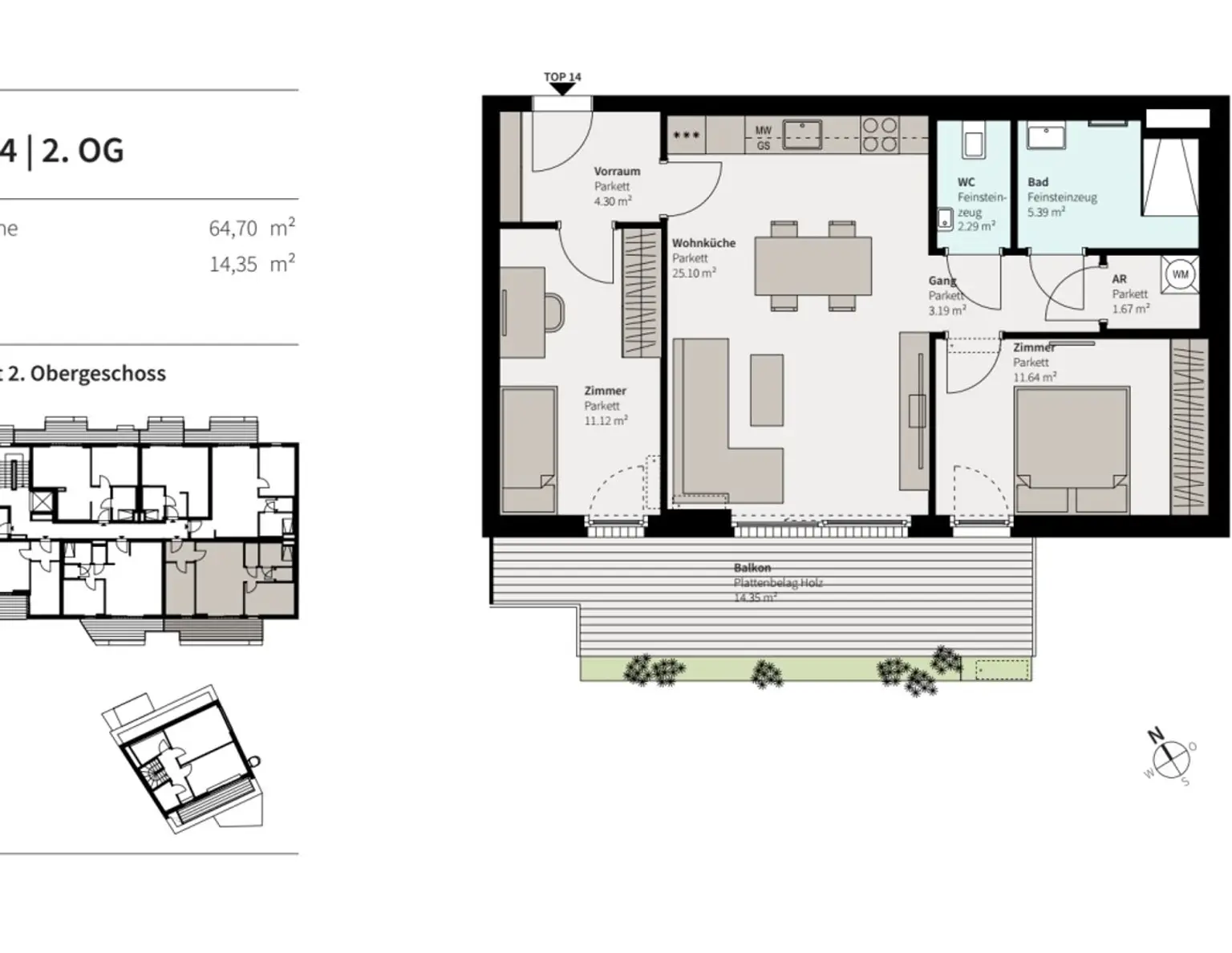 ++ NEU ++ Mehr RAUM für Ihr LEBEN - 3-ZIMMER im PROJEKT KARL74