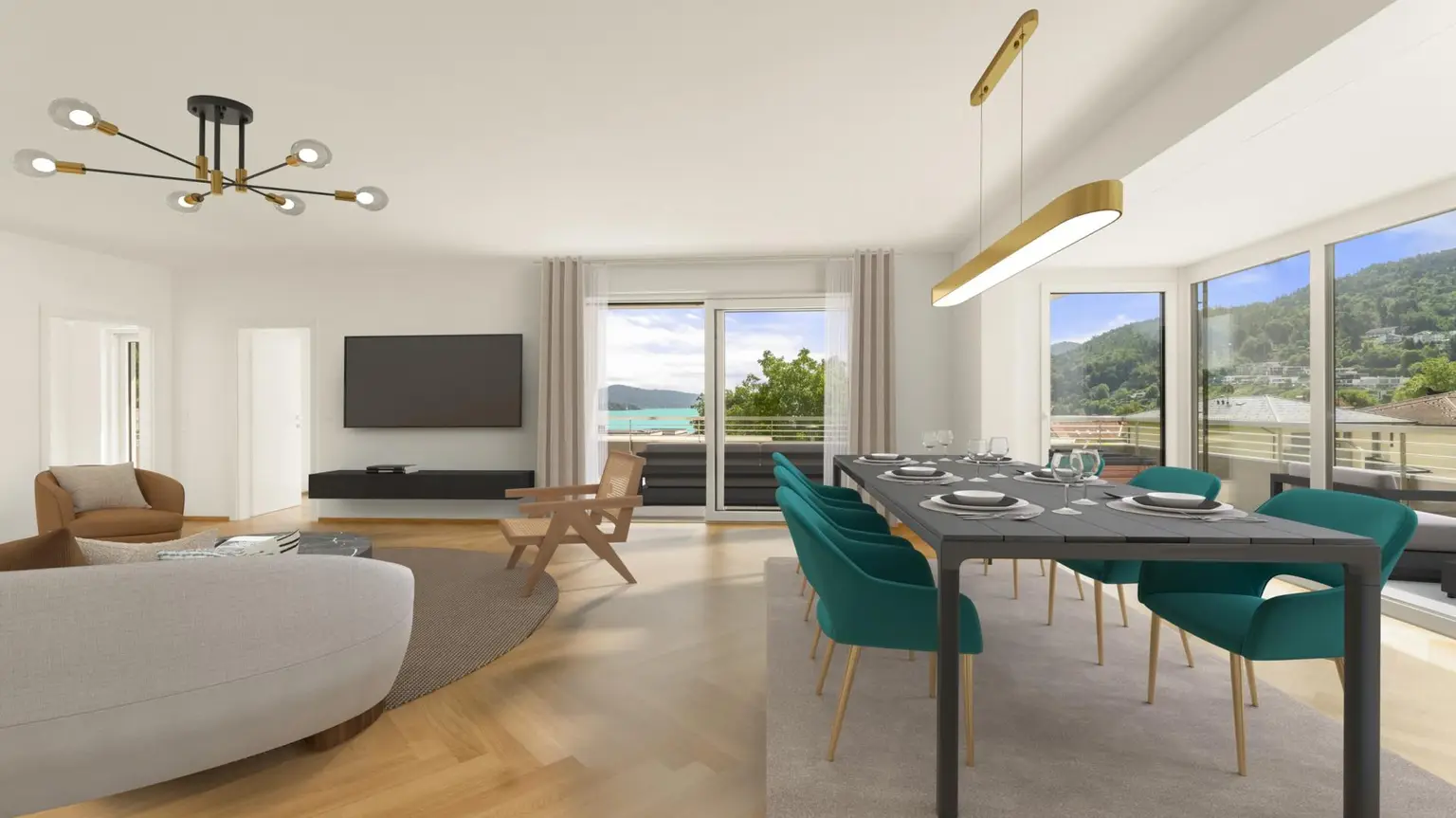 Ihr Sommer. Ihr Penthouse. Ihr Wörthersee-Panorama - Lifestyle am See - Reifnitz - Neubau - bezugsfertig