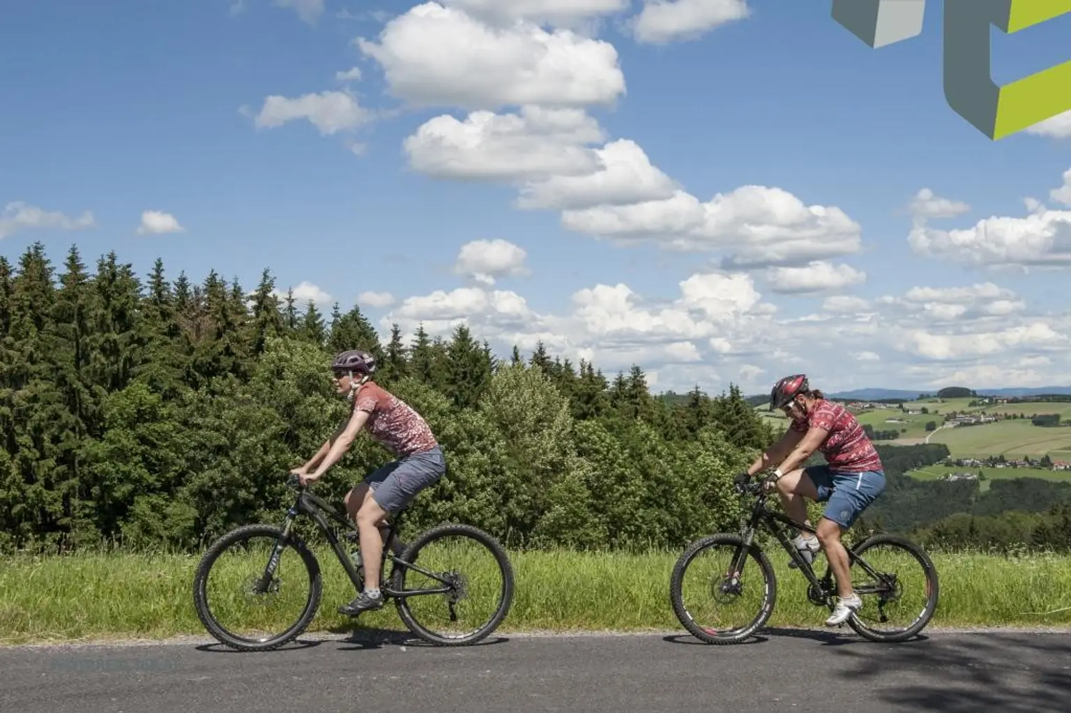 Mountainbiken in der nahen Umgebung