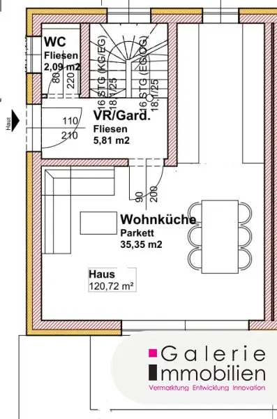 Erstbezug: Sehr schöne, helle und ruhige Doppelhaushälfte (links) mit 4 Zimmern, Eigengarten und Panoramablick-Dachterrasse!