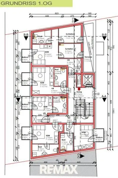 Grundriss 1 OG