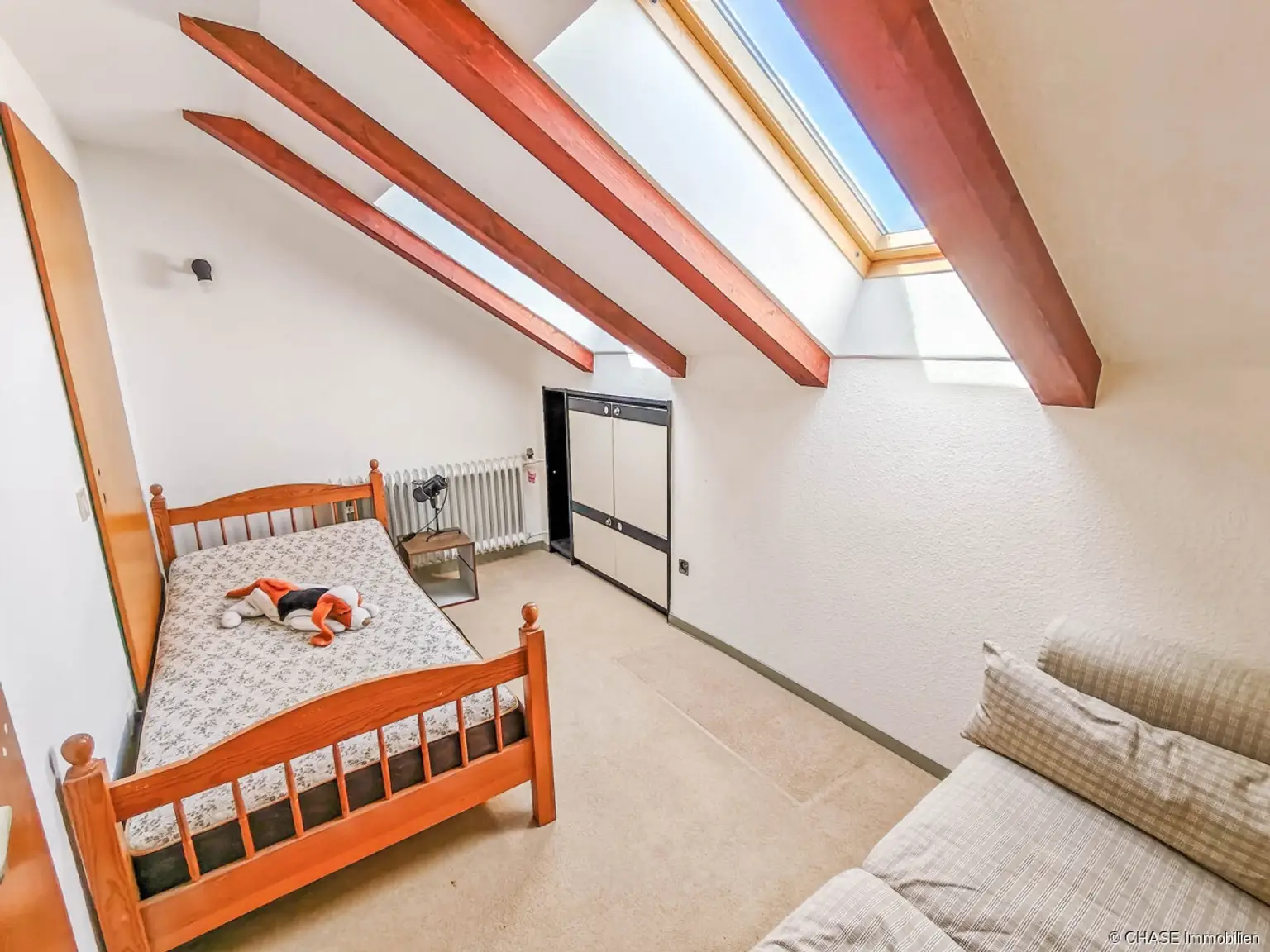 Ausgebautes Zimmer 2 Dachgeschoss