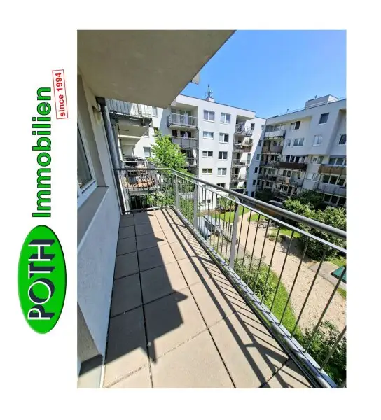 ruhig & zentral gelegene 2 Zimmer Innenhof-Neubauwohnung mit Balkon