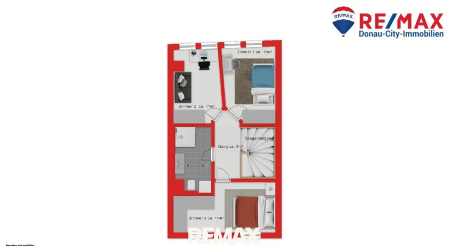 Plan Obergeschoss