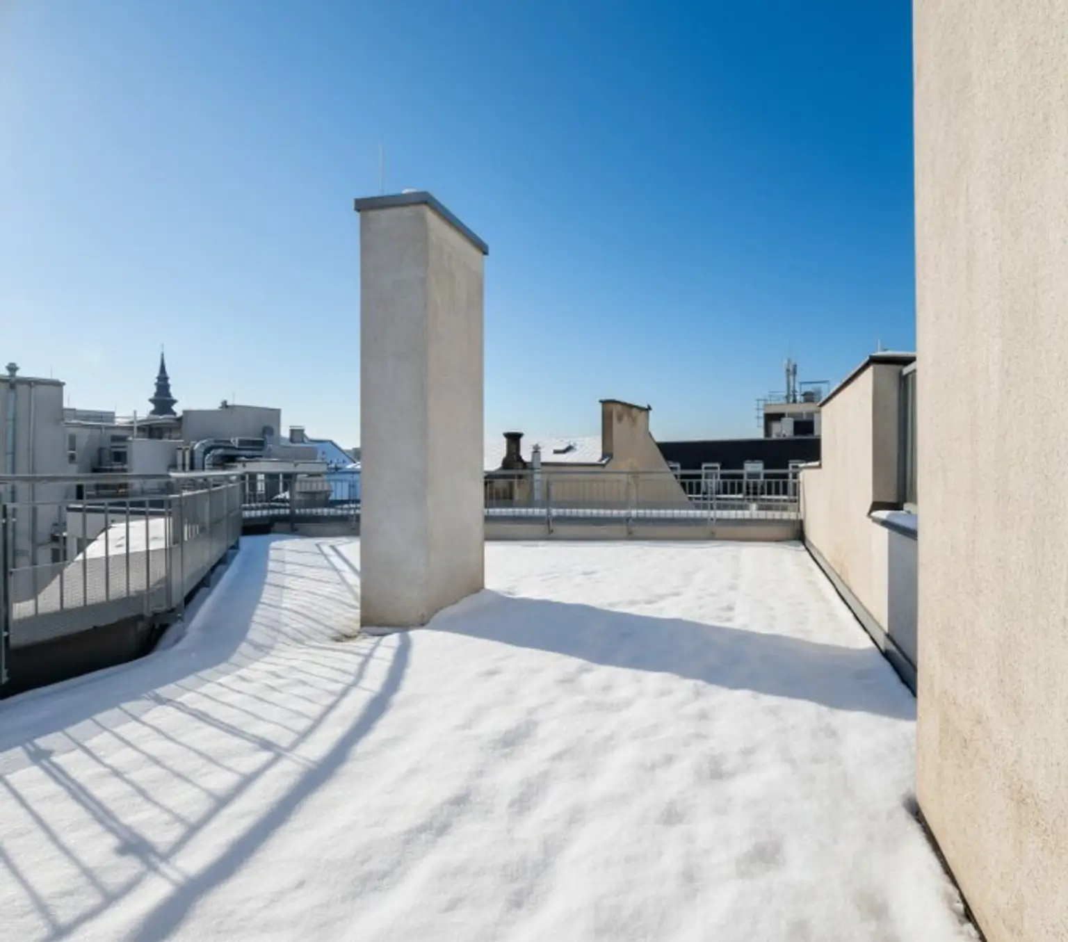 Dachterrasse / Winter