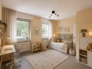 Kinderzimmer Visualisierung