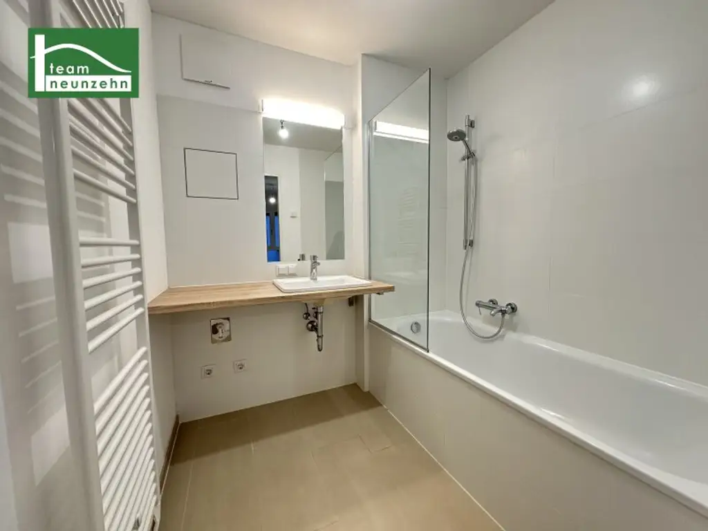 Moderne 2-Zimmer-Wohnung in zentraler Lage beim FAC-Platz, nur wenige Minuten von der S-Bahnstation Jedlersdorf entfernt