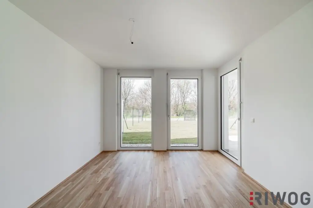 Erstbezug nach Neuerrichtung - Moderne 2-Zimmer-Wohnung mit großem Eigengarten