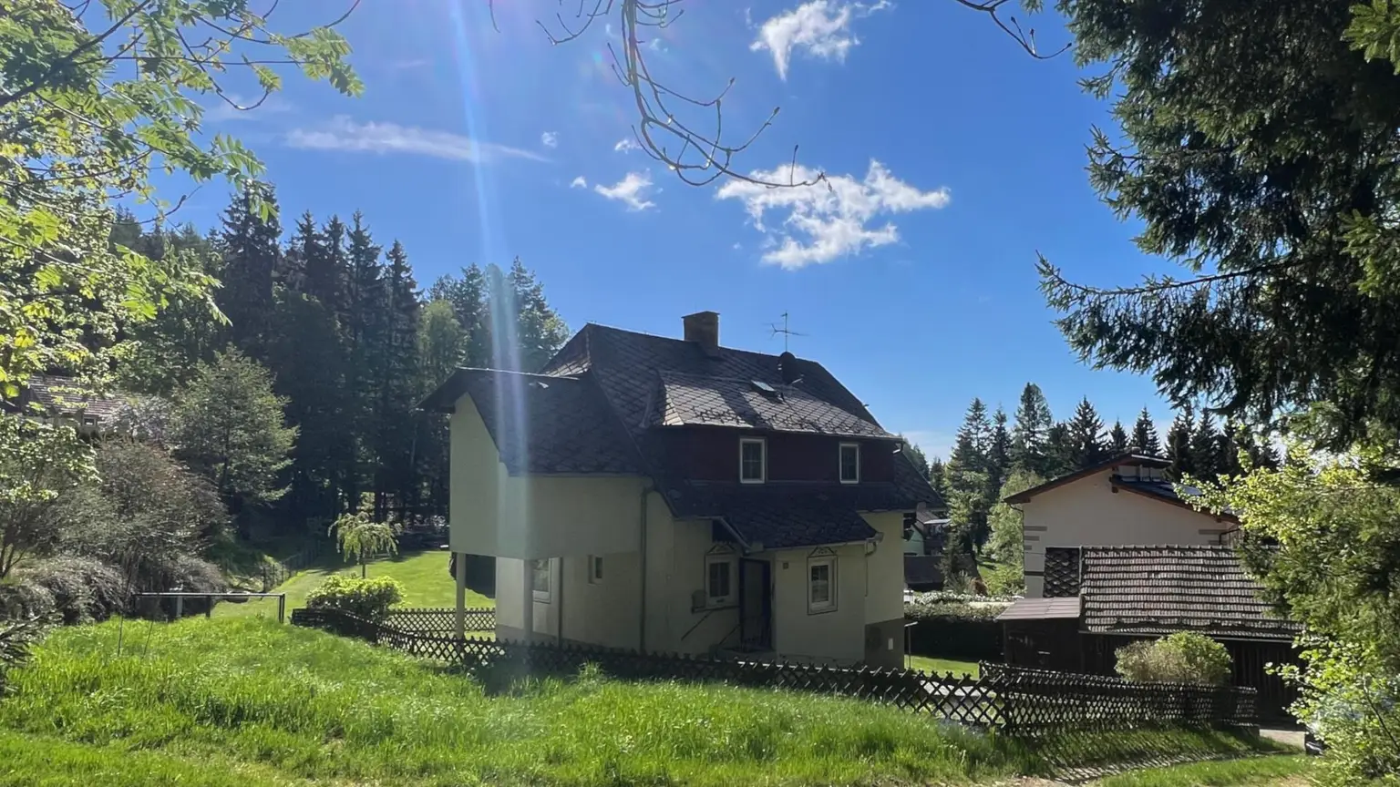 Ansicht des Hauses