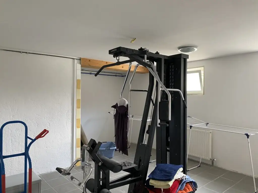 2 Häuser mit Nebengebäuden und Garten