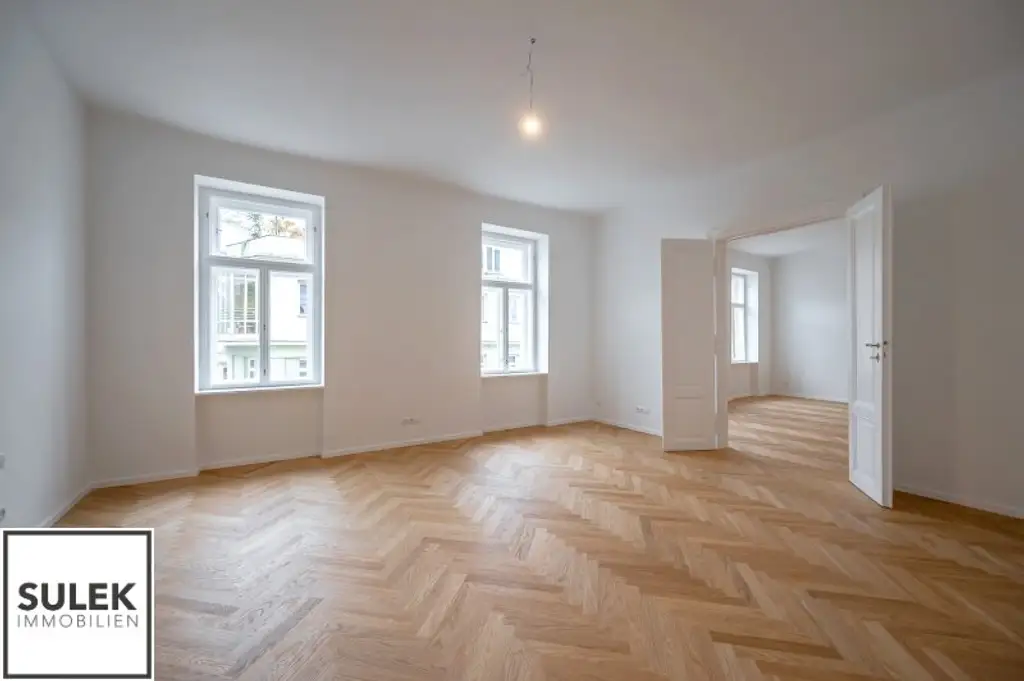 *** Fugbachgasse 7: Generalsanierte 3 Zimmer Altbauwohnung mit praktischem Grundriss und Balkon *** Nähe Augarten ***