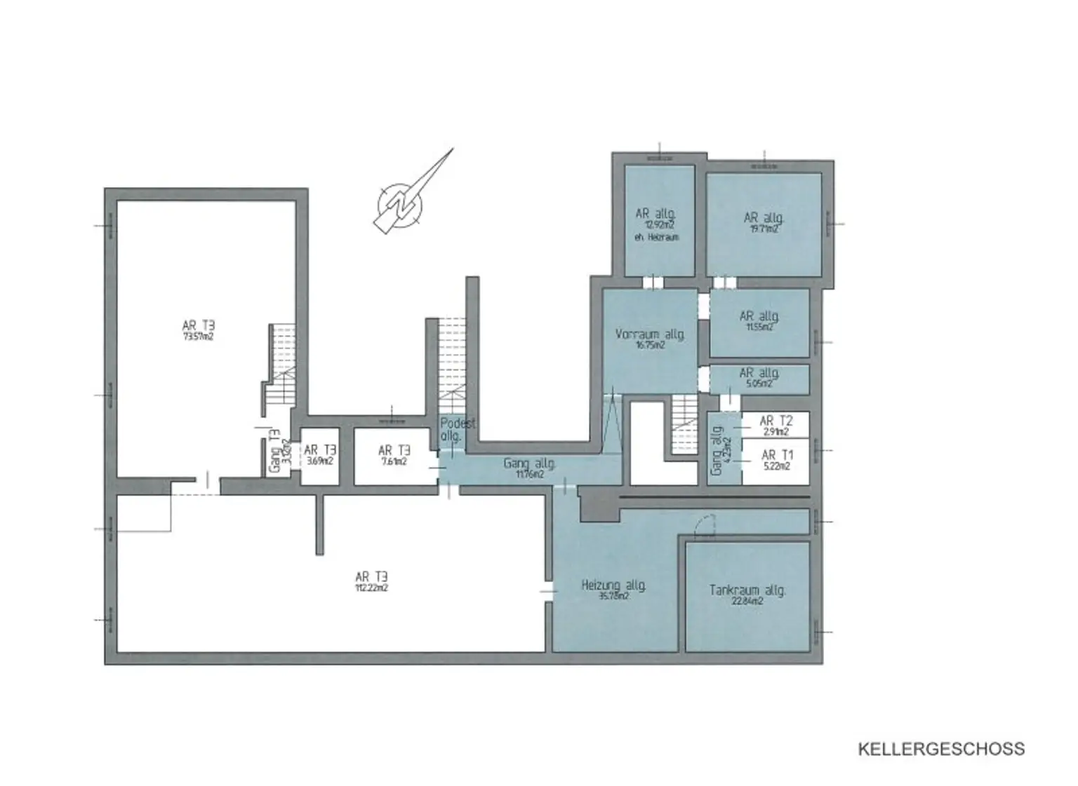 Grundriss - Kellergeschoss