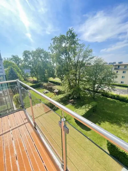 Ausblick vom Balkon