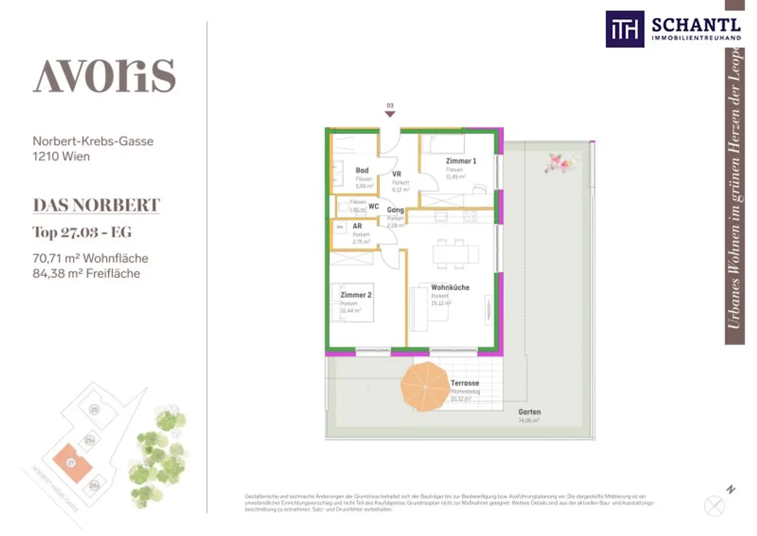 Zuhause ist da, wo der Rasen unter den Füßen kitzelt! Early Bird nutzen! 3 Zimmer + Großer Eigengarten + Hochwertige Ausstattung + Ideale Infrastruktur + Garage + Ein neues Lebebsgefühl!