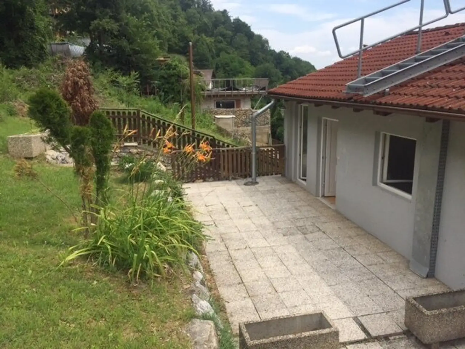 Terrasse und Garten