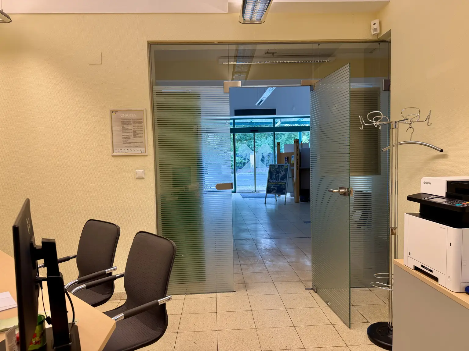 Büro 3, Richtung Kassenraum