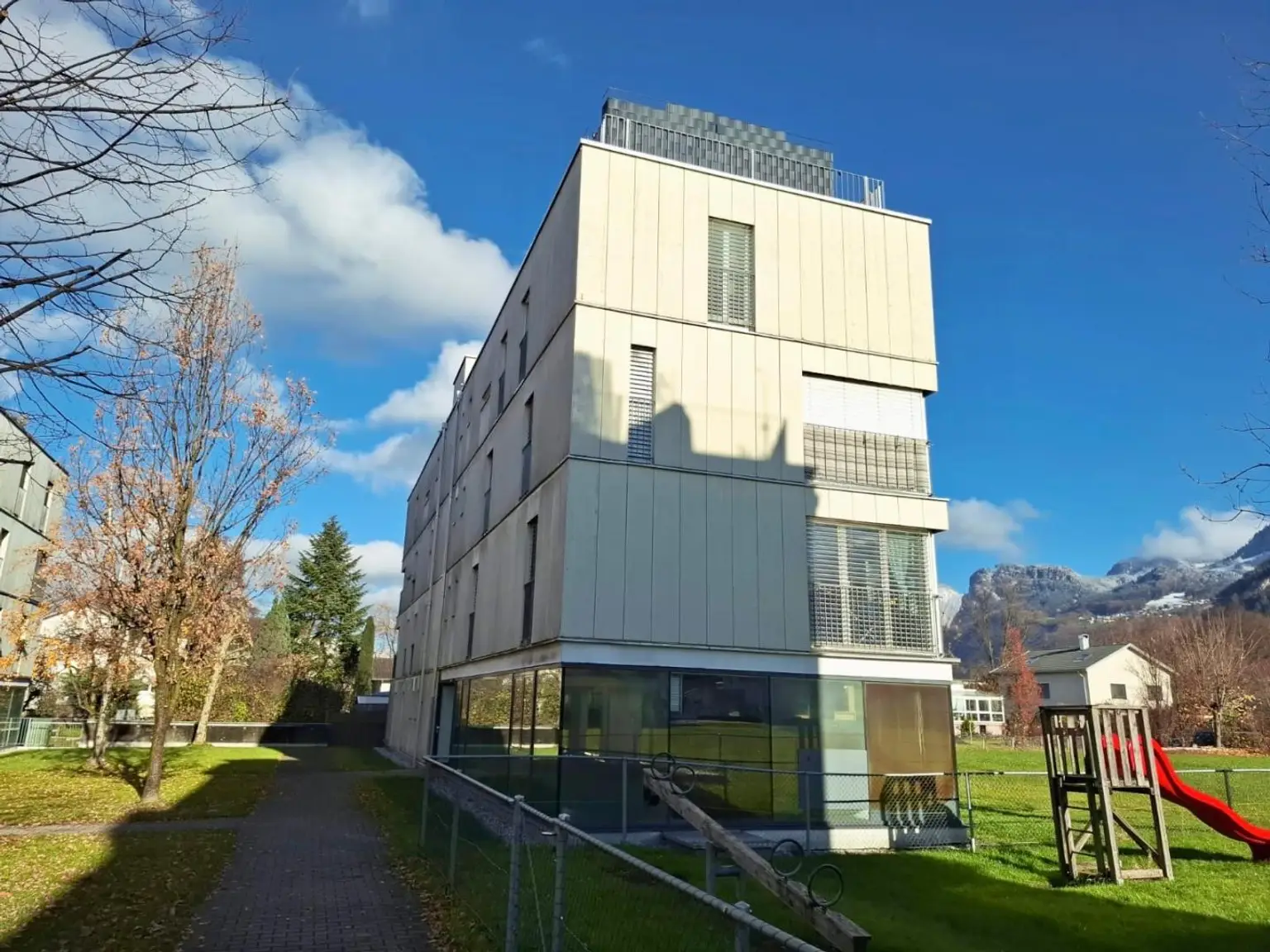 Aussenansicht Dachterrassenwohnung