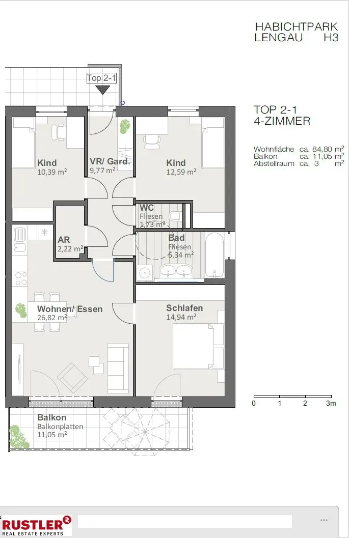 Wohnungsplan 2.1