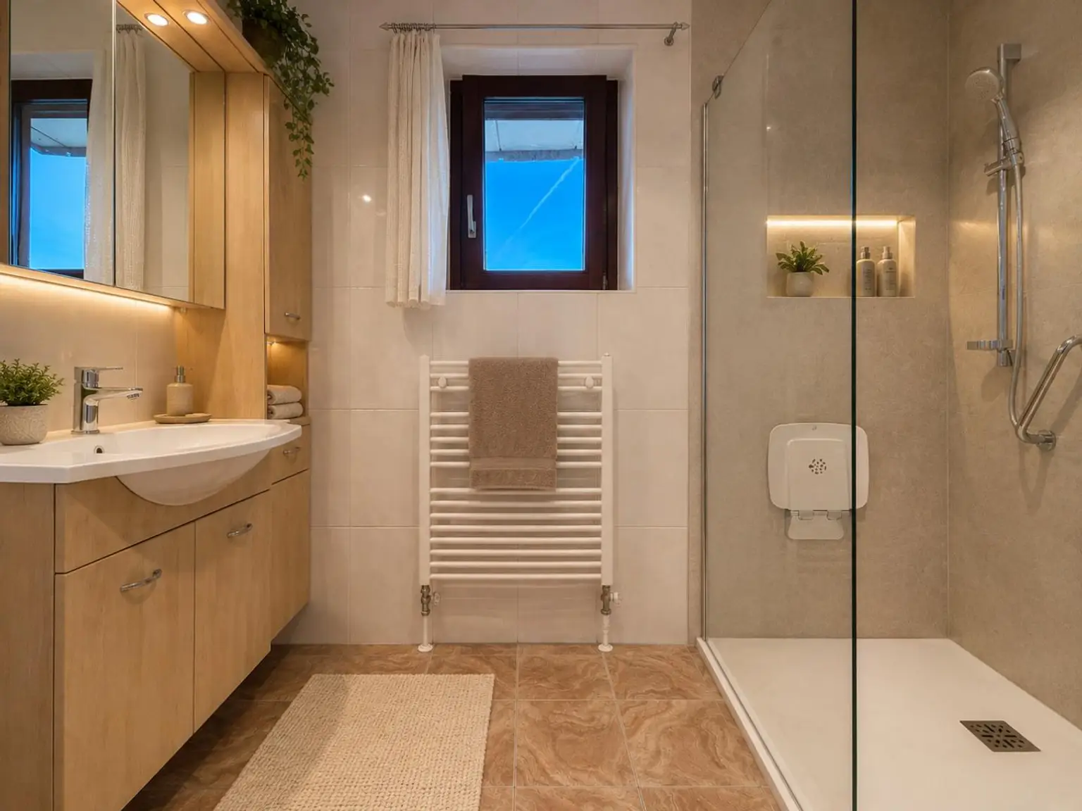 Badezimmer - Visualisierung - Gedankenstoß