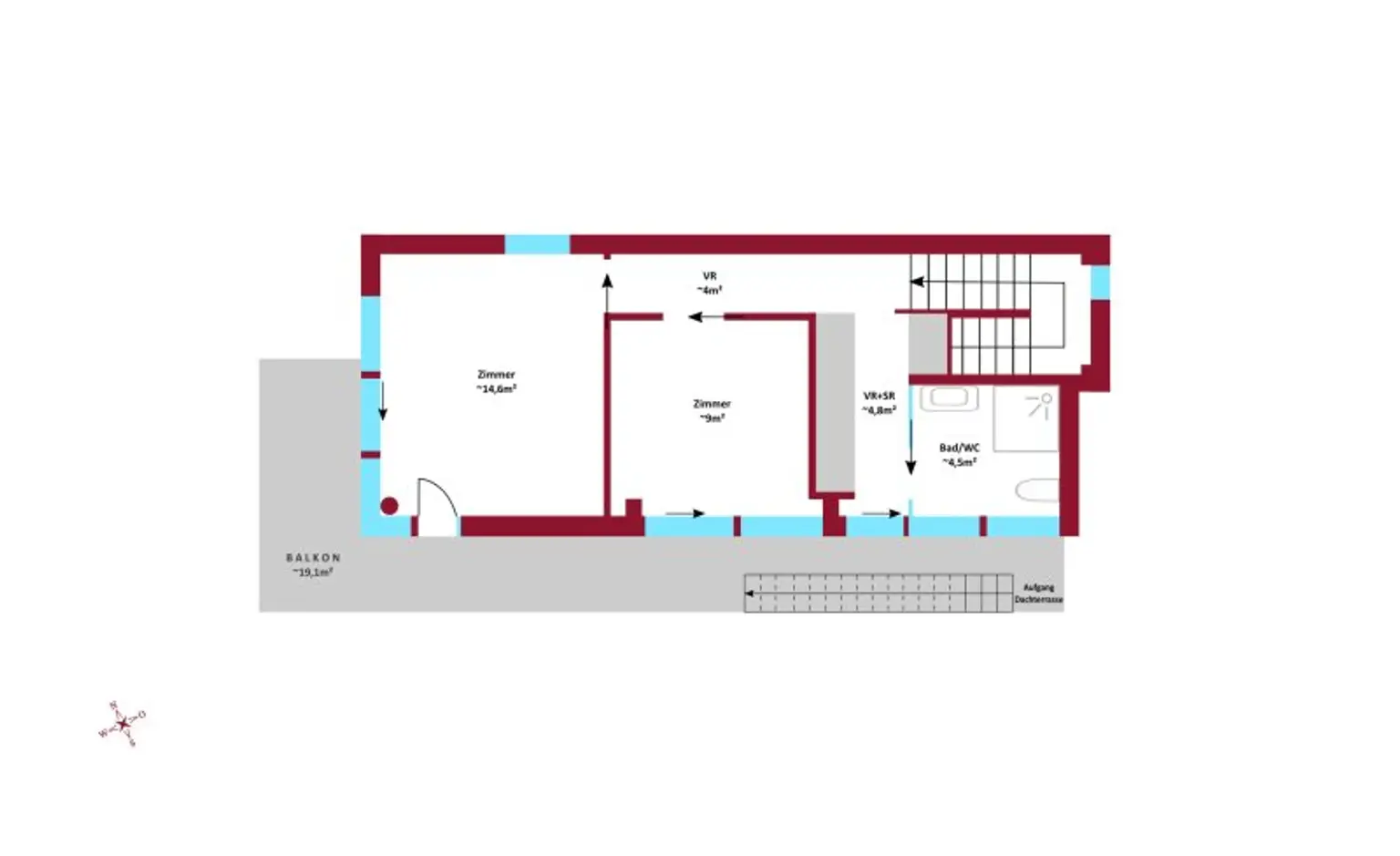 Exklusives Weinberg-Refugium: unverbaubarer Panoramablick in absoluter Ruhelage I hightech Pool I Dachterrasse mit Whirlpool I Erdwärme, Solarpaneele, Fußbodenheizung, Kühldecke