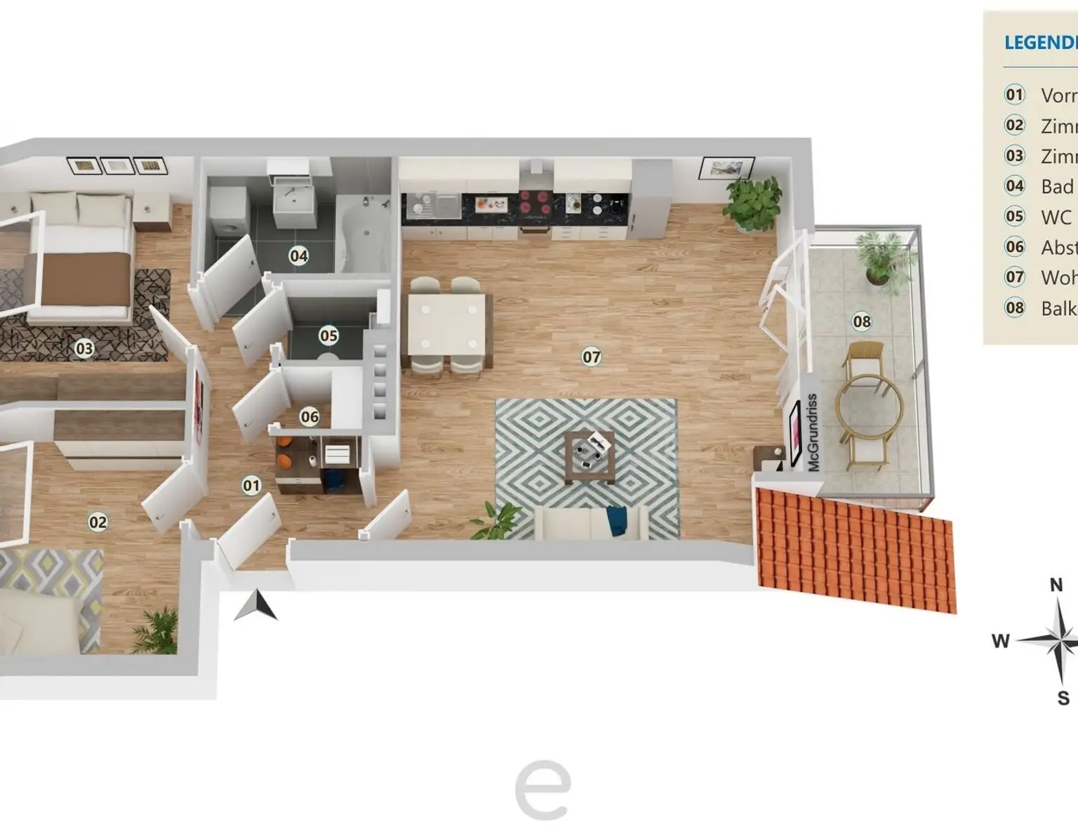 Altbau-Dachgeschosswohnung TOP 7, befristet vermietet!