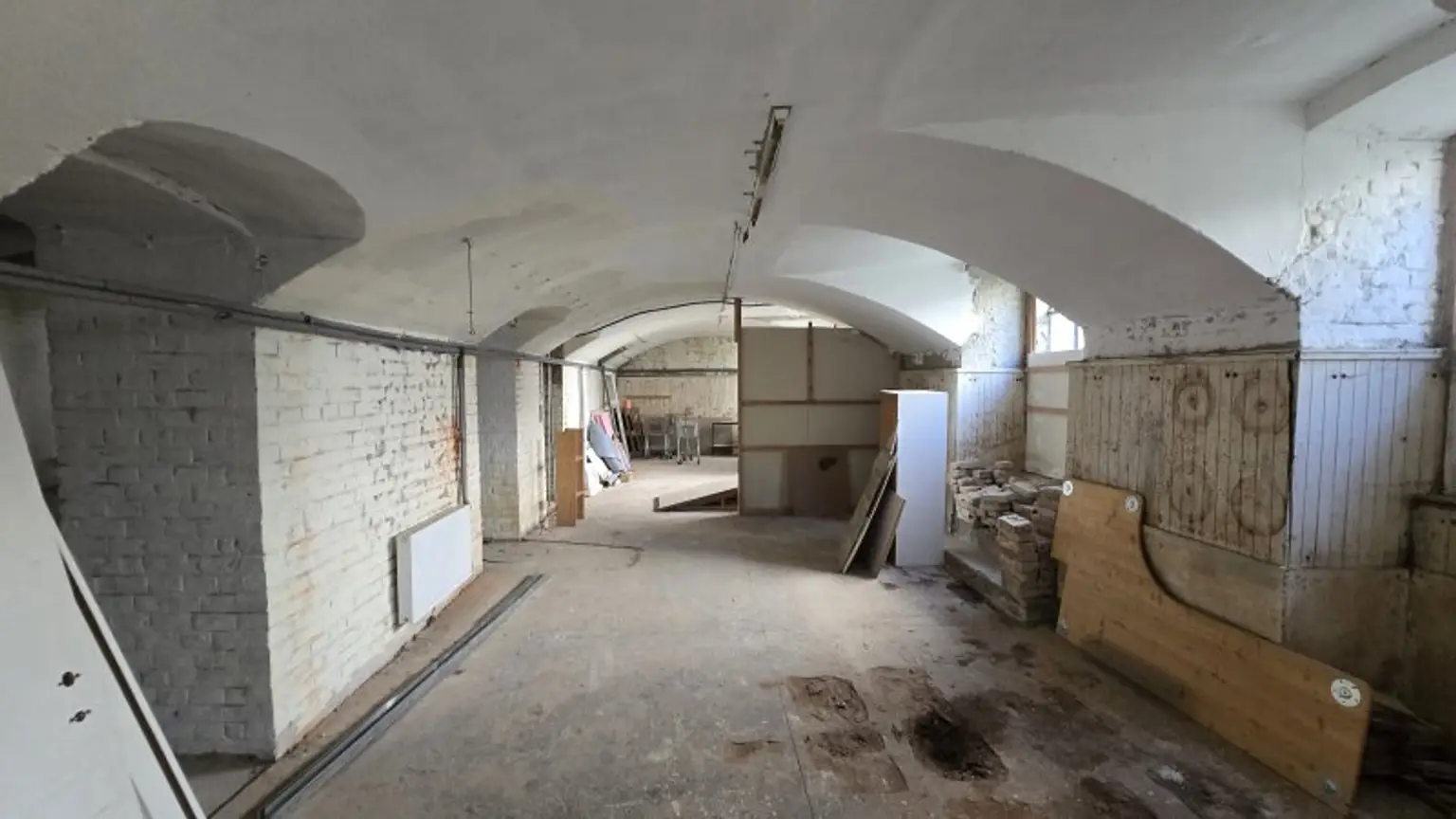 Innenhof Werkstätte Immobilie