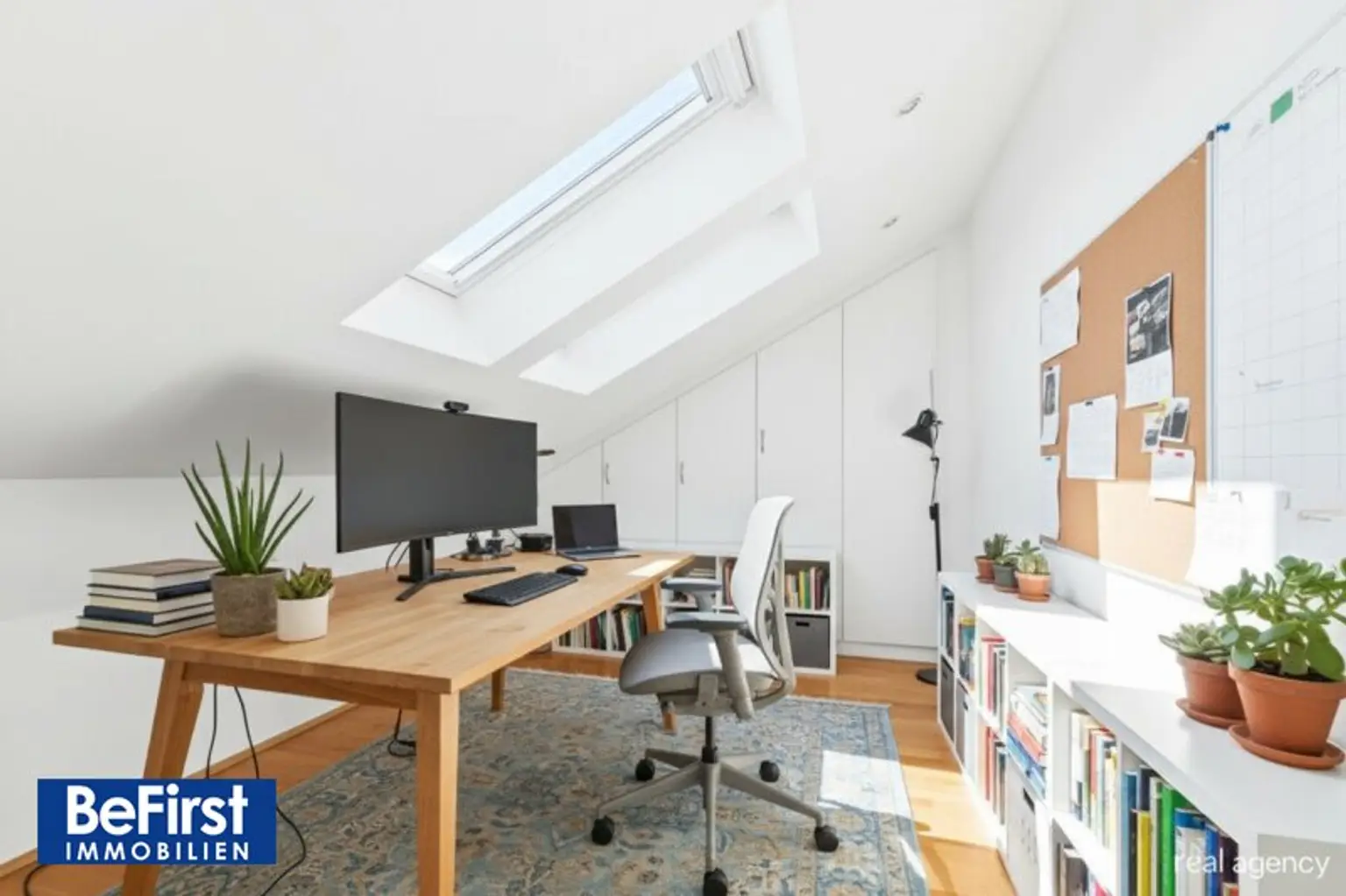 KI generiert zur Veranschaulichung als Arbeitszimmer gestaltet