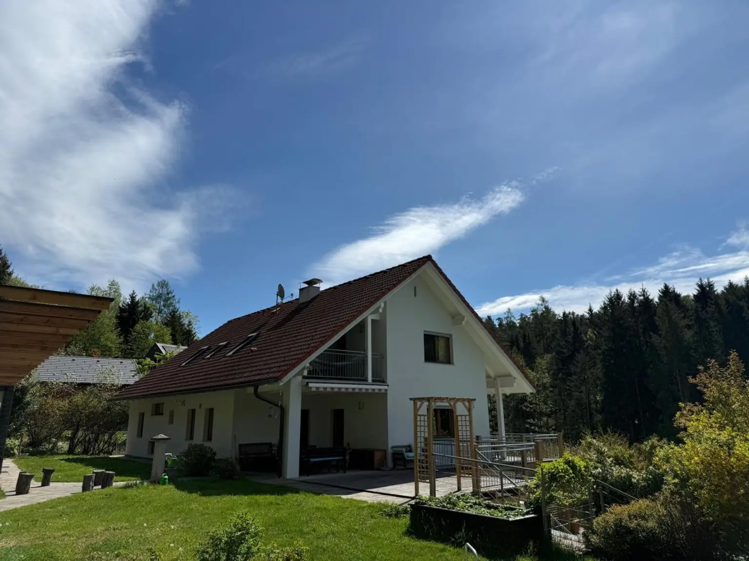 Haus Gartenansicht