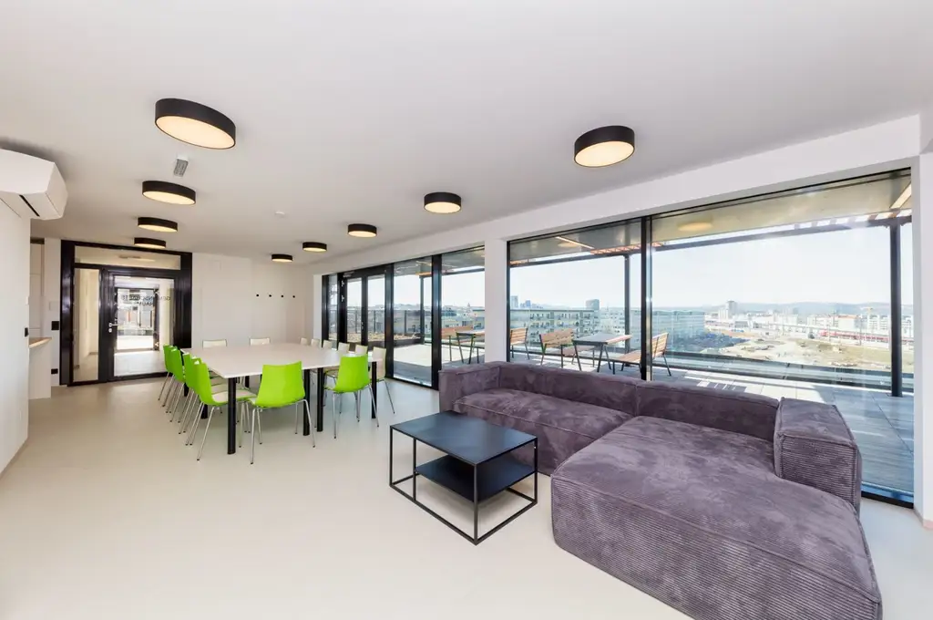 Dachgeschoss-Maisonette mit Garten direkt bei U1 Hauptbahnhof - Neubau Erstbezug + Jahreskarte Öffis