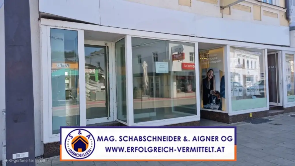 Geschäftslokal - Büro - Ordination, je nach Bedarf, am Hauptplatz zu mieten!