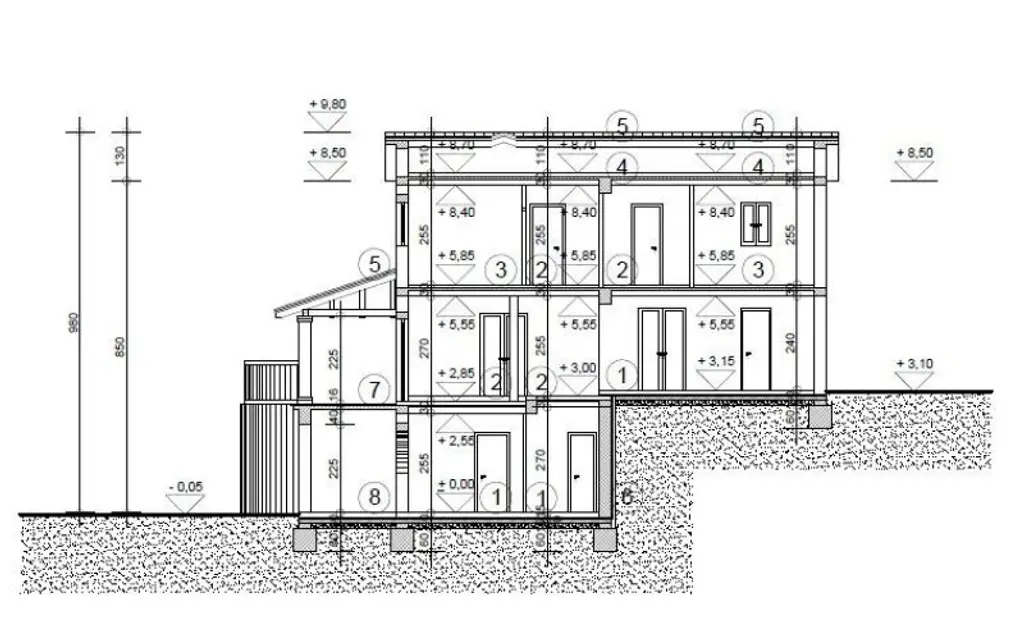Baugrundstück mit projektiertem Haus in Matulji-Rukavac (Opatija / Kvarner Bucht / Kroatien) zu verkaufen!