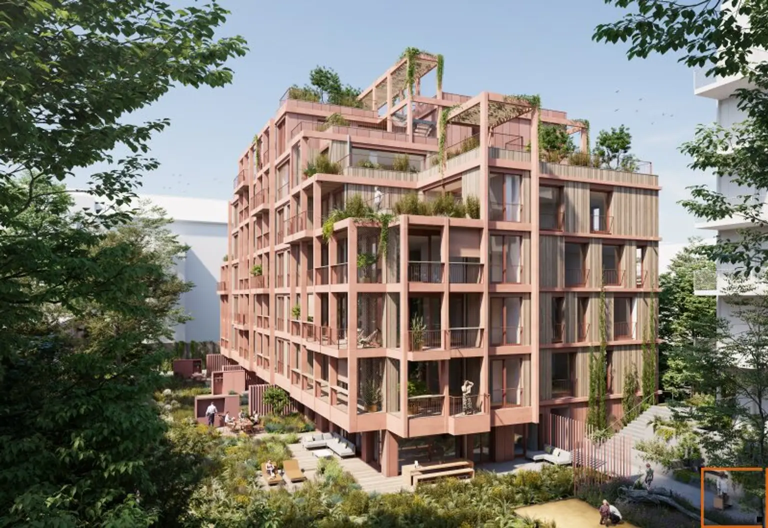 FUNKHAUS - Holz-Hybrid Neubau - Bauteil SOLO