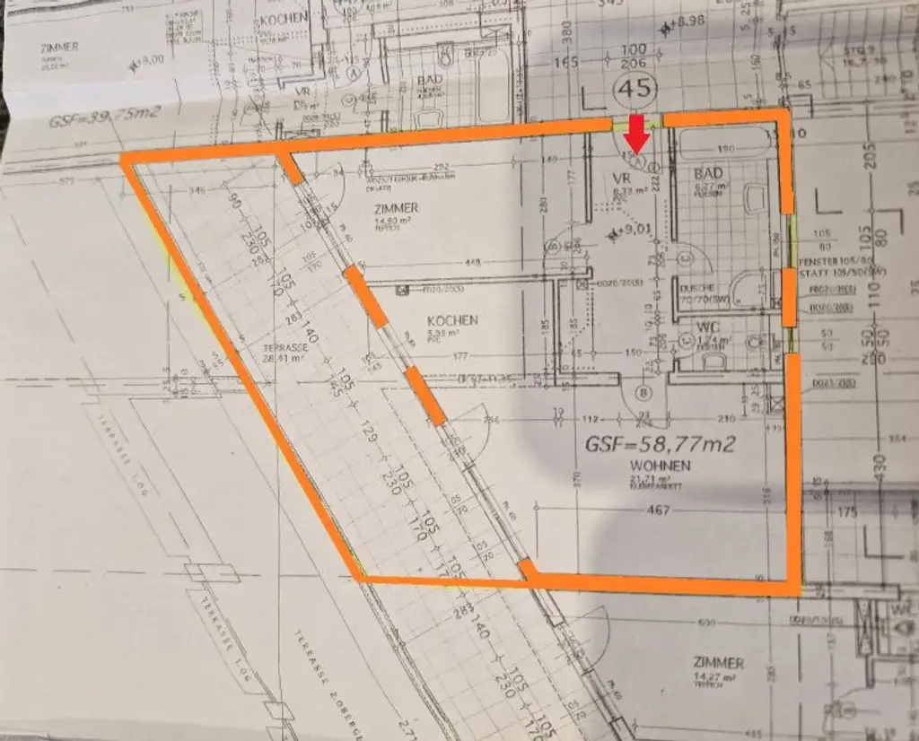 Moderne und schöne 60m² 2 Zi Wohnung mit XL-Terrasse in Feschnig in Aussichtslage - Mantschehofgasse