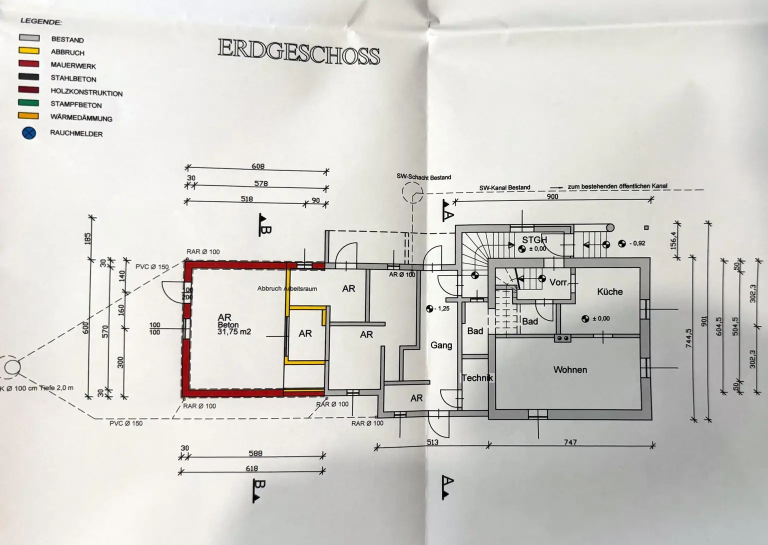 Einfamilienhaus in Ybbs - neuer Wohntrakt zum Fertigstellen inklusive!
