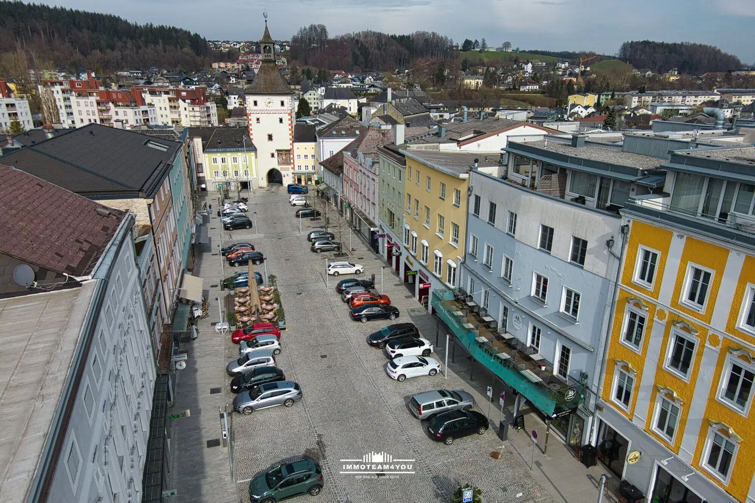 Stadtplatz - unterer Stadtturm DJI_0754