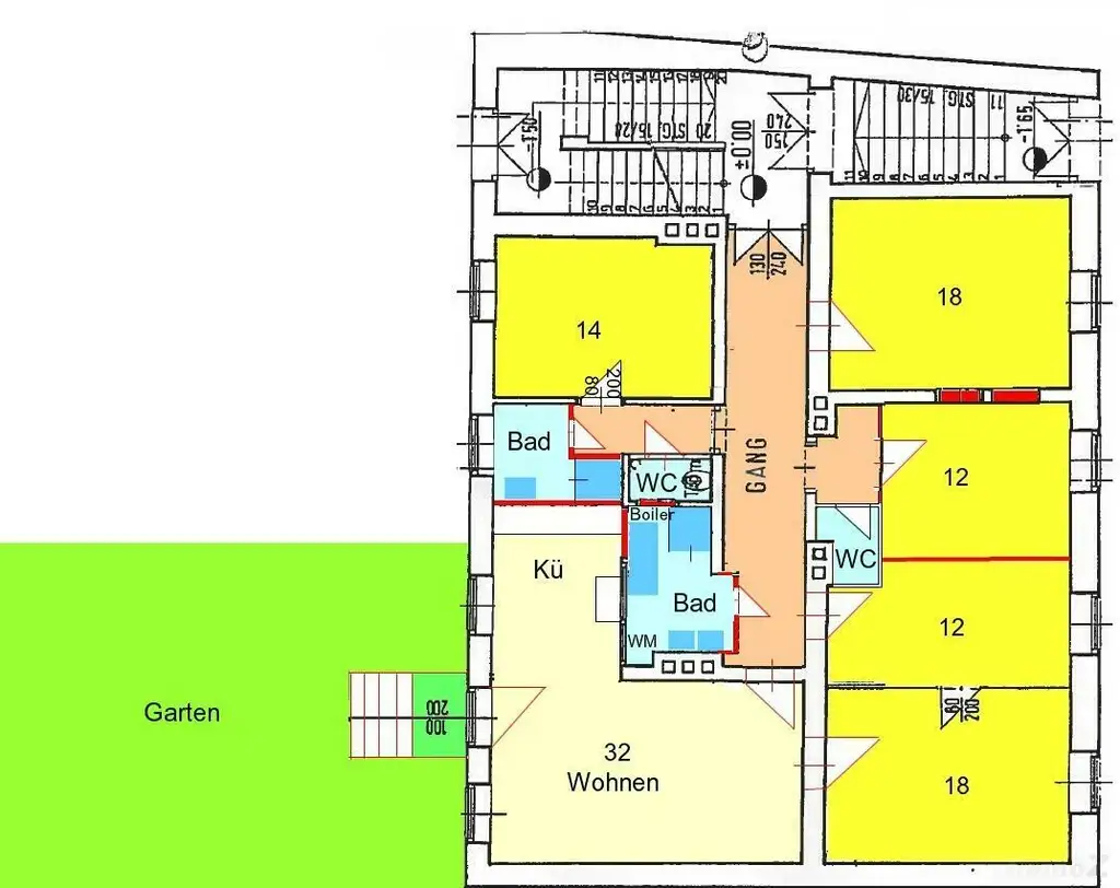 Großwohnung mit Eigengarten in Geidorf-Bestlage bei UNI/LKH
