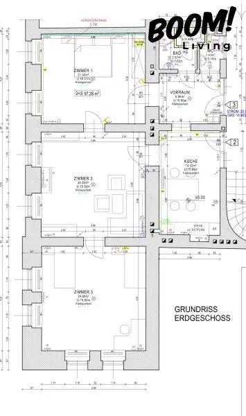 3-Zimmer Büro in 1030 Wien nahe Radetzkyplatz