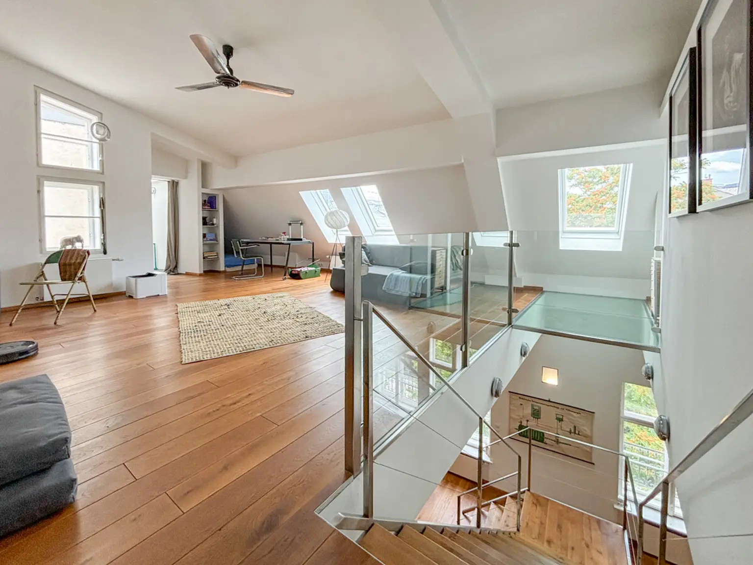 Außergewöhnliche Dachgeschoß-Maisonette in ehemaliger Dampfmaschinenfabrik Nähe Augarten