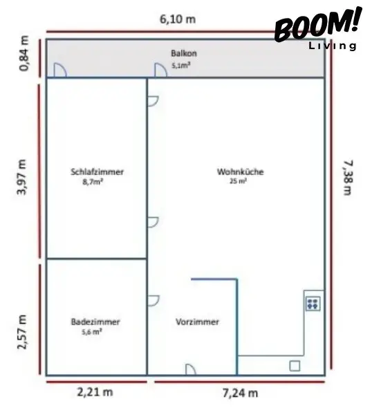 Exklusive Balkonwohnung mit Blick in den Modenapark – Toplage im 3. Bezirk