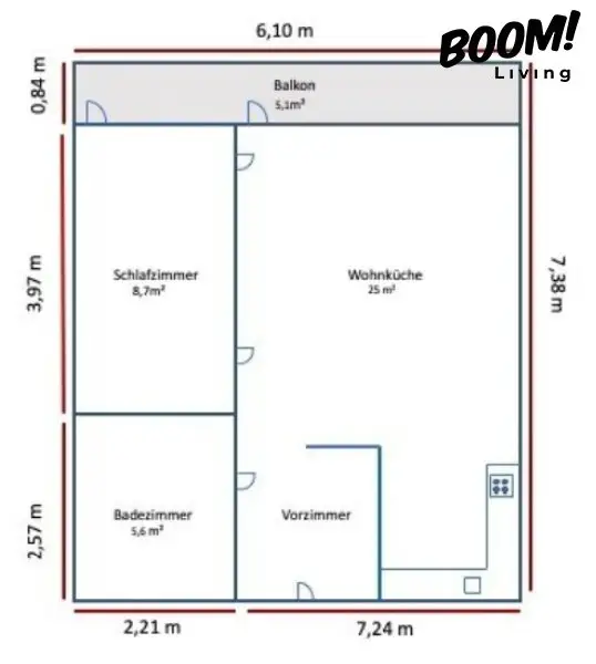 Exklusive Balkonwohnung mit Blick in den Modenapark – Toplage im 3. Bezirk
