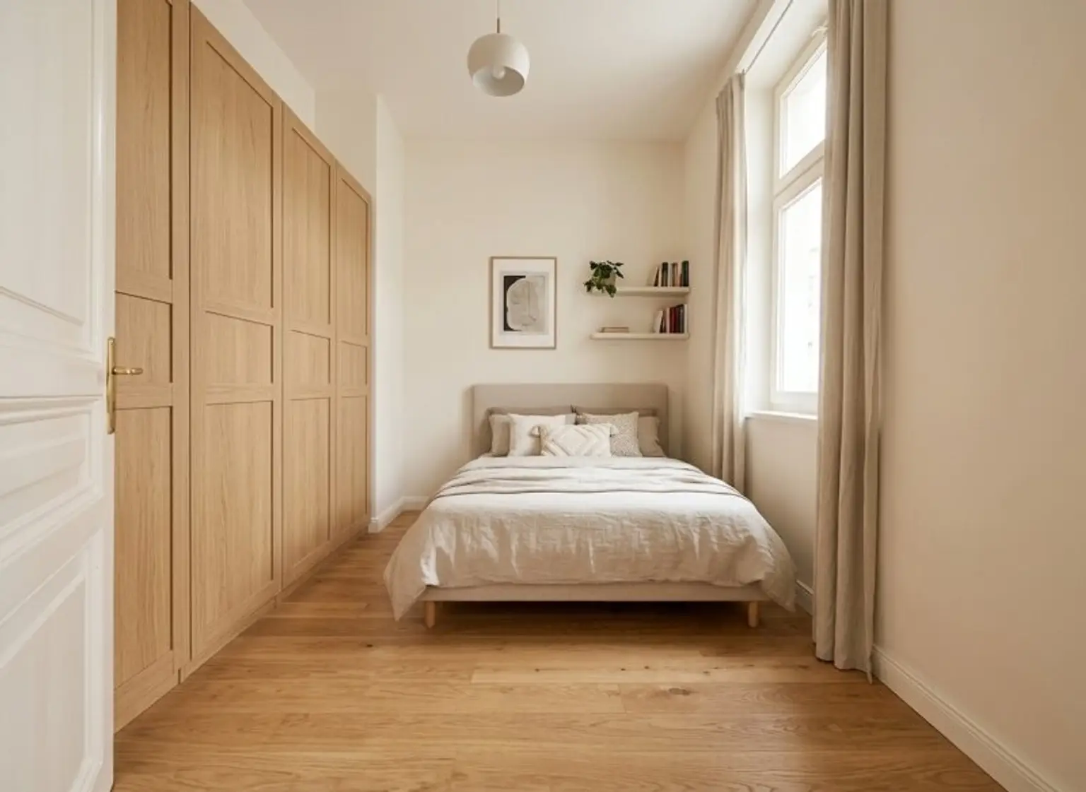 Visualisierung zweites Schlafzimmer (statt Küche)