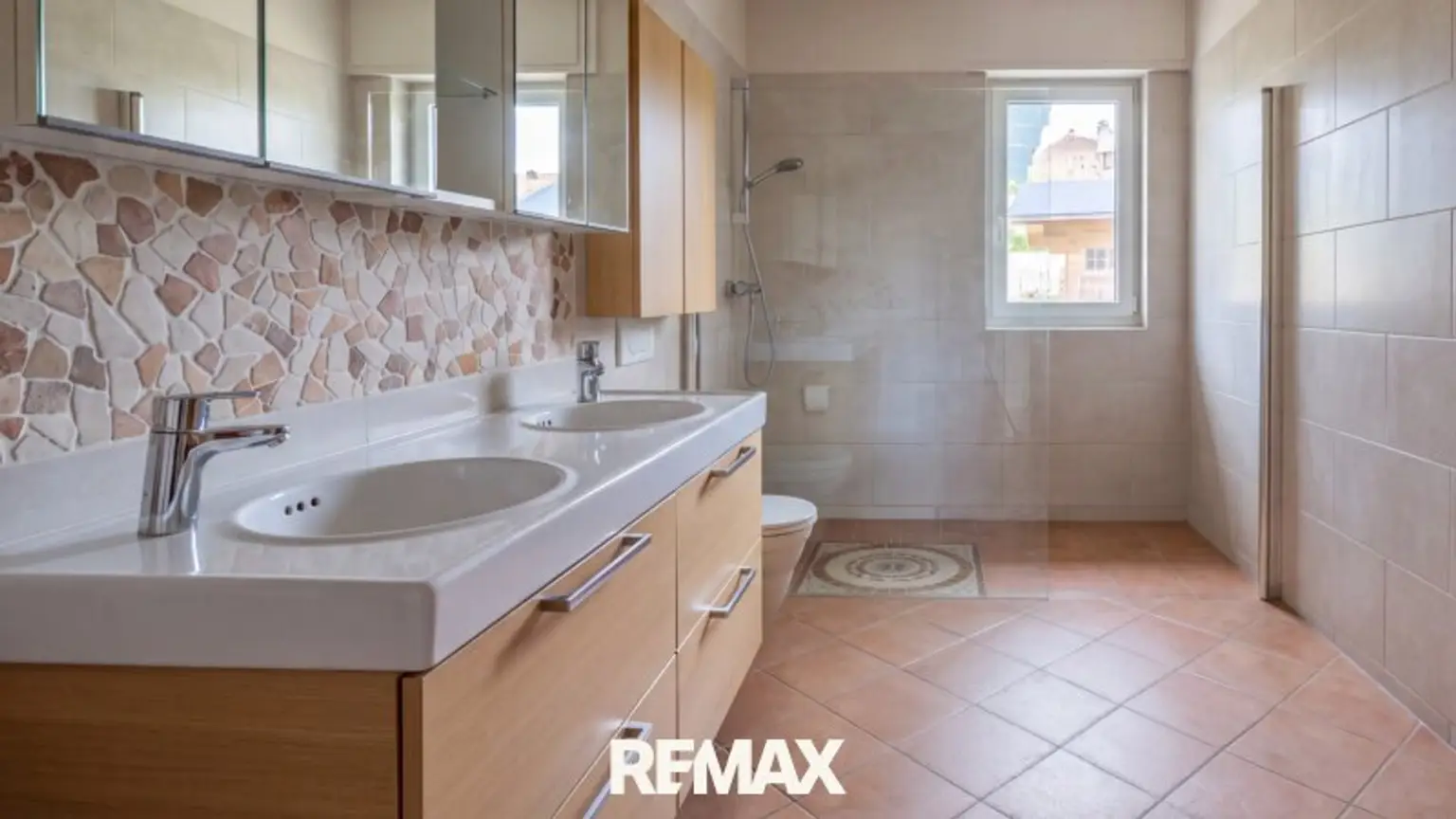 Badezimmer Untergeschoß Haus Bisamberg