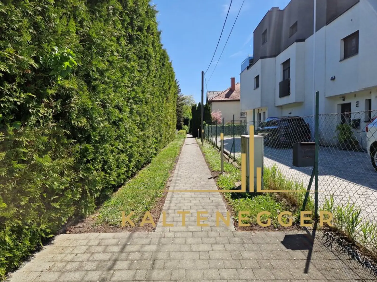 Weg zum Haus - Fahnengrundstück